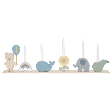 JABADABADO Décoration d'anniversaire 63cm T312 bleu 11 pièces