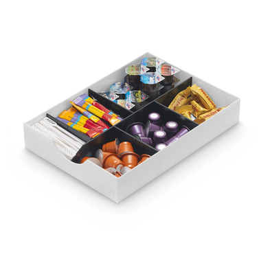 STYRO Systemschublade styrodoc 268-405.05 weiss/schwarz 6-teilig