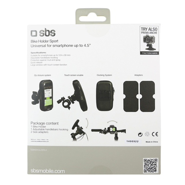 Supporto da bici per smartphone fino a 4,5" | SBS