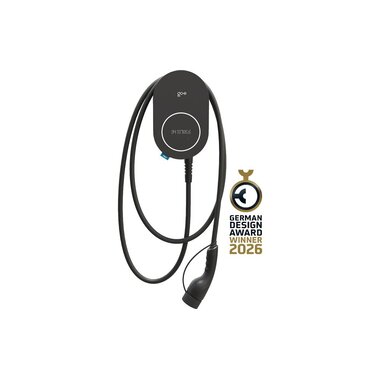 go-e Charger PRO CABLE 11 kW, 3-phase, Type 2, 6 m, Black