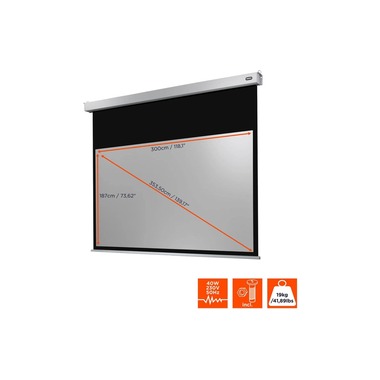Celexon Motorleinwand Pro Plus 300x187 cm 16:10