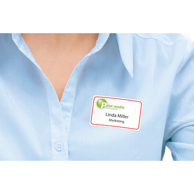 HERMA Etichette p.badges 80x50mm 4405 bianco 200 pz./20 fogli