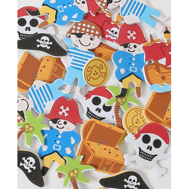 I AM CREATIVE Foamy 4019.51 Pirat, 36 Stück