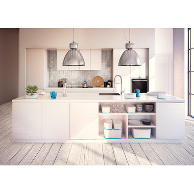 LEITZ MyBox vaschette da scrivania 52571036 bianco/blu