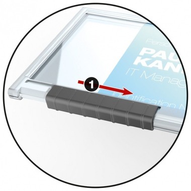 DURABLE Card holder PUSHBOX DUO 892219 p. 1 carta 10 pezzi