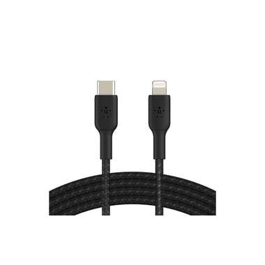 Belkin USB Charging Cable Braided Boost Charge USB-C - Lightning 1 m