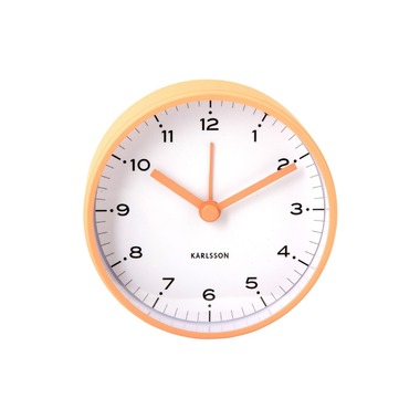 KARLSSON Réveil classique Circus Rings Peach orange