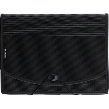 KOLMA Fächermappe Selection A4 11.055.06 flex. Boden,schwarz 12 Fächer