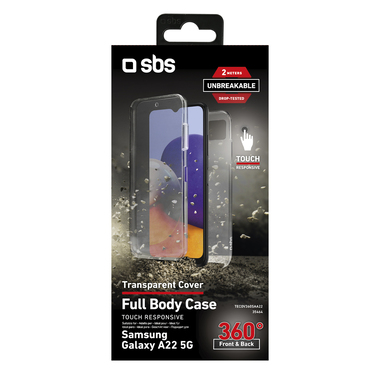 Coque 360° transparente pour Samsung Galaxy A22 5G