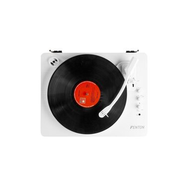 Fenton Plattenspieler mit Bluetooth RP162 Weiss