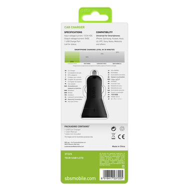 Chargeur de voiture avec sortie USB