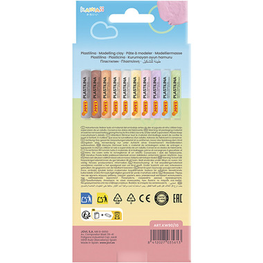 JOVI Knete Kawaii 10x15g 514059010 Plastilina
