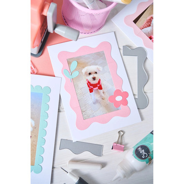 SIZZIX Stanzformen 666969 Fun Borders 9 Stück