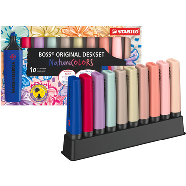 STABILO Boss Marker luminoso Original 7010-3-5 assortiti, Wildflowers 10 pz.