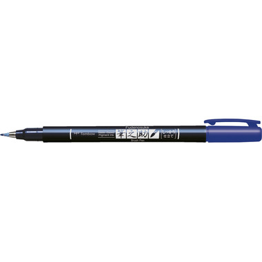 TOMBOW Stylo de calligraphie Hard WS-BH15 Fudenosuke, bleu