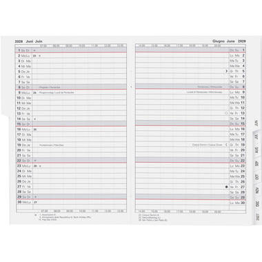 BIELLA Agenda Istanbul 2026 855610000026U 1M/2P sostituto ML 10.6x15.3cm