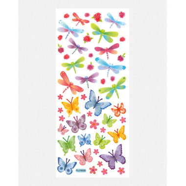 FOLIA Glitzer-Sticker 1410 Sweet Decor 5 Blatt/274 Stück