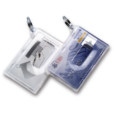 RIEFFEL SWITZERLAND Badge Holder KT 1070 SB/2 transparent 2 pcs.