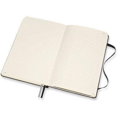 MOLESKINE Taccuino Bullet A5 603357 punti nero, 160 pagine