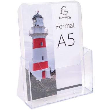 EXACOMPTA Porta prospetti A5 75058D trasparente 73x173x214mm