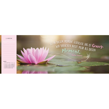 ARS EDITION Calendario da tavolo 2026 13570 Einatmen DE 29.7x11.5cm