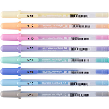 SAKURA Gelly Roll 0.50mm POXPGBMOO8 Moonlight Pastel 10 Stück