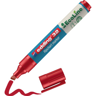 EDDING Flipchart Marker 32 1-5mm 32-2 rot