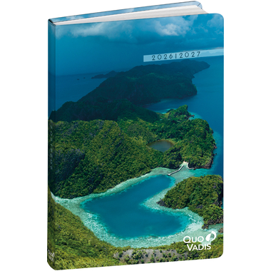 QUO-VADIS Eurotextagenda Respire 26/27 1282739Q 1T/1S 12M Herz ML 12x17cm