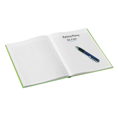 LEITZ Notizbuch WOW A4 4626-10-54 kariert, 90g grün