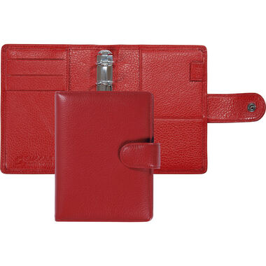 SUCCES Agenda Mini carnet Cadiz 84136545U cuir rouge 9.5x12.5cm