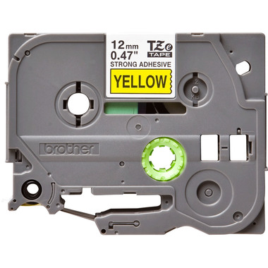 PTOUCH Ruban, strong/adh. noir/jaune TZe-S631 PT-300 12 mm