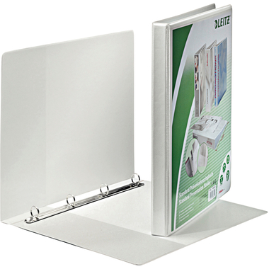 LEITZ Classeur anneaux prés. 3cm 42820001 4 anneaux blanc A4+