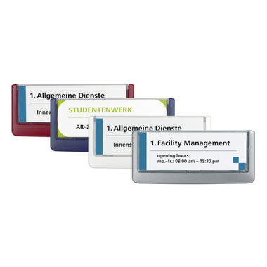 DURABLE Plaque de porte Click Sign 486037 graphite, plastique 149x52.5mm