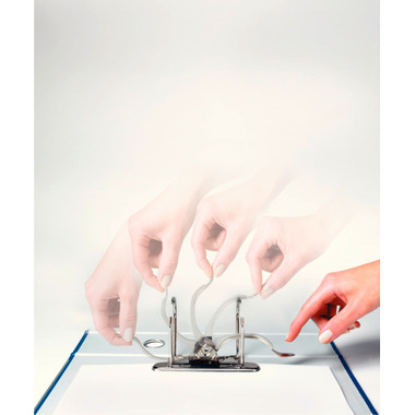 LEITZ Classeur 180 8cm 42250001 blanc A4