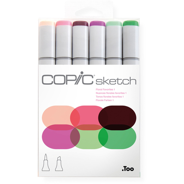 COPIC Marker Sketch 21075668 Set Floral Favorite 1,6 Stück
