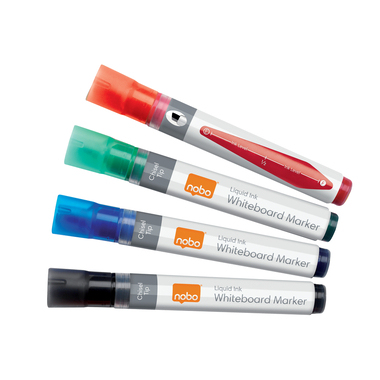 NOBO N-Marker Viscom 4mm 1915387 schwarz 4 Stück