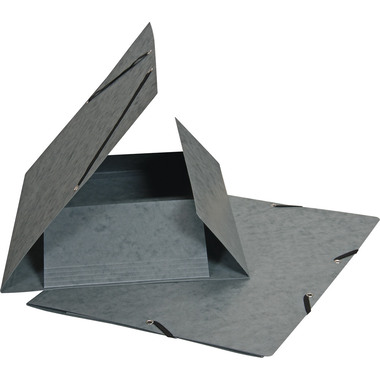 BIELLA Gummibandmappe A4 17840125U grau, 355gm2 200 Bl.