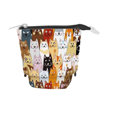 ONLINE Pen Box X-Pand Fluffy Cats 10120/6 19.2x13.5x6.5cm