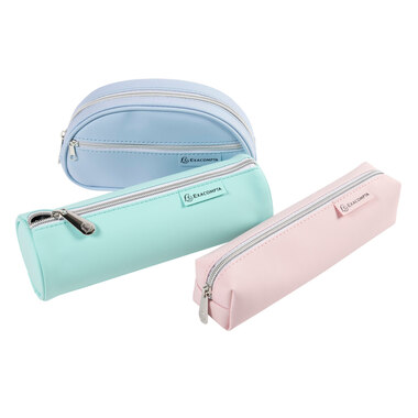 EXACOMPTA Trousse Aquarel ass. 52560E Polyurethane (PU) 22x8x8cm