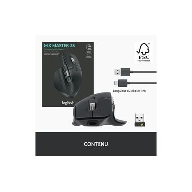 Logitech Mouse MX Master 3S Graphite