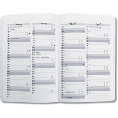 JOLIE Agenda Feel 2026 J6400 1S/2P powder blue ML A6