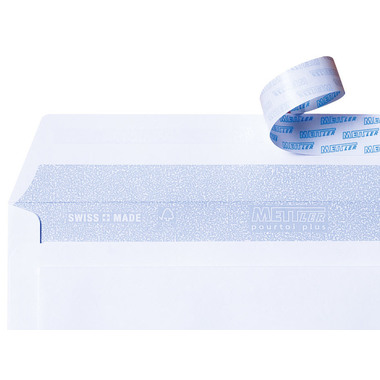 METTLER Couvert Fenster rechts C5 8064-100-S30 100g, hochweiss, Kleber 30 Stk