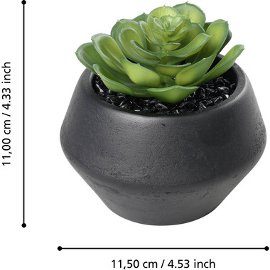 EGLO Kunstpflanze 11cm 428492 grün, im Topf