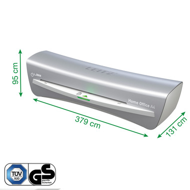 LEITZ Plastificatr. iLAM Home Office 73680089 grigio A4
