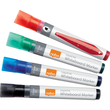 NOBO N-Marker Viscom 4mm 1915387 schwarz 4 Stück
