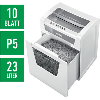 LEITZ Aktenvernichter IQ 8002-20-00 Office, P-5, 23lt