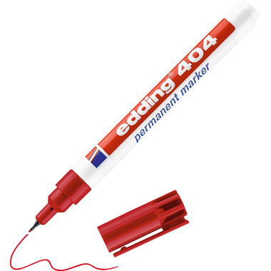 EDDING Permanent Marker 404 404-2 rot