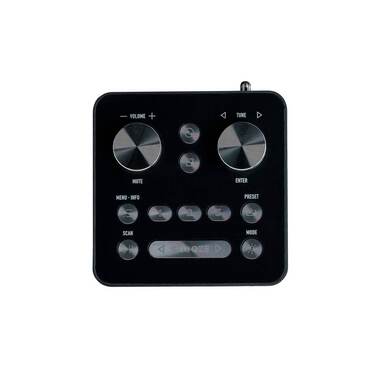 Lenco DAB+ Radio PDR-060WD Schwarz/Weiss