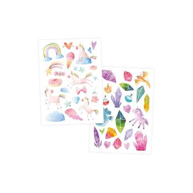 Papierdrachen Set di Tatuaggi Metallici – Beach Vibes