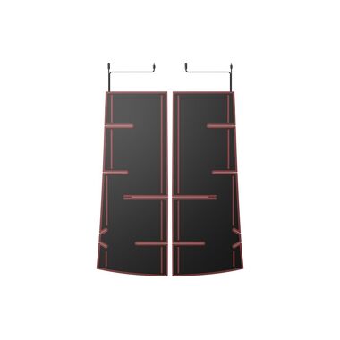 EcoFlow Solarpanel HeatGuard Solar Film Tesla Model 3 Schwarz 256 W